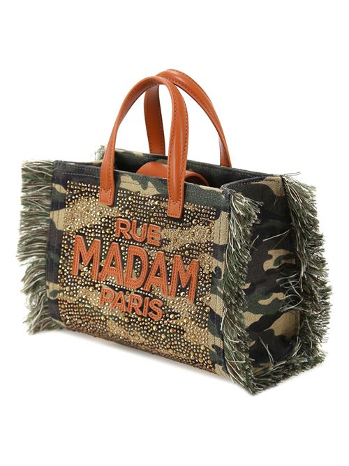 Shopping bag colore camouflage RUE MADAM PARIS | 1413CAMOUFLAGE